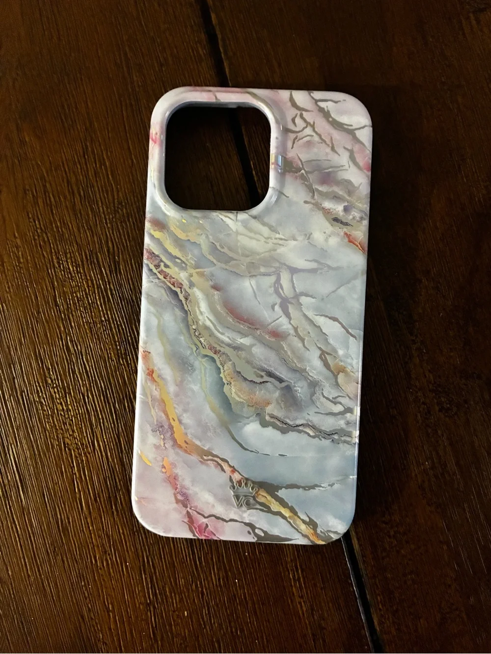 Velvet Caviar Marble-Effect Phone Case in Pink, Gold, Gray